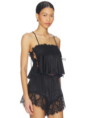 Free People SWEET LOVE蕾丝系带紧身吊带辣妹revolve小众新款
