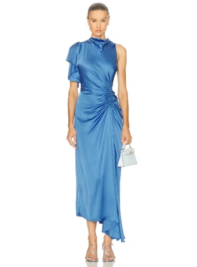 A.L.C. PIA 裙子 蓝色 REVOLVE小众新款