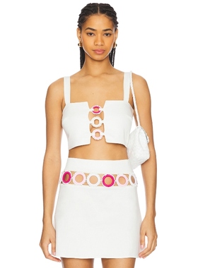 [冬季新品]My Beachy Side 短款上装 白色REVOLVE小众