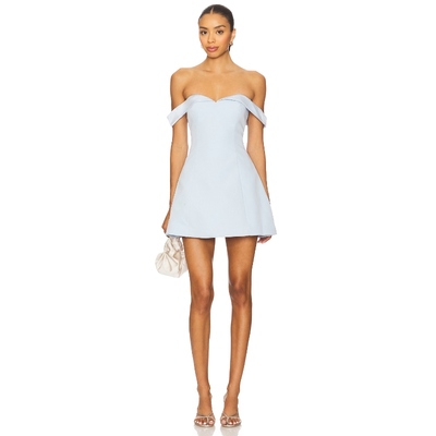 Runaway The Label EBONY 连衣裙 Baby BlueREVOLVE小众新款