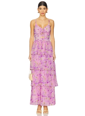 ASTR the Label DRESS 长裙 粉色REVOLVE小众新款