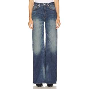 Denimist 新品 HELENA 直筒 复古风REVOLVE小众 蓝色美式 春季