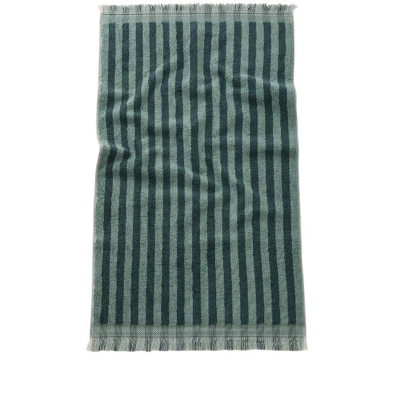 Piglet in Bed PEMBROKE STRIPE FACE TOWEL 毛巾 深绿色REVOLVE