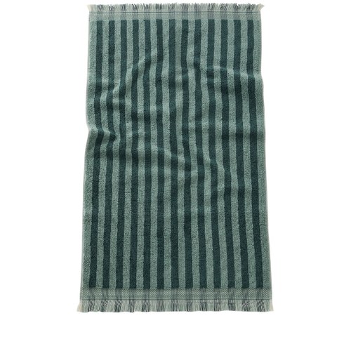 Piglet in Bed PEMBROKE STRIPE FACE TOWEL 毛巾 深绿色REVOLVE