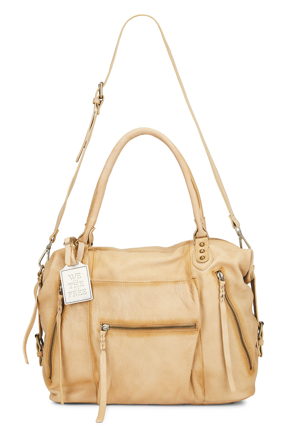 Free People 手提包 棕黄色revolve小众新款