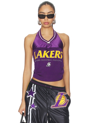 Off Season LA Lakers Jersey Halter Top revolve小众新款