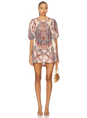 [海外直邮]Free People MAYE 印花天鹅绒束腰外衣revolve小众新款