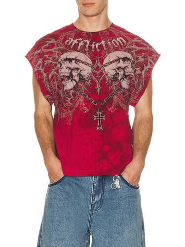 Affliction COLLAPSE 运动T恤 revolve小众新款