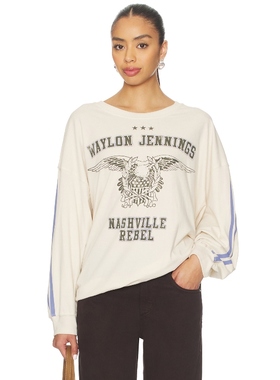 DAYDREAMER Waylon Jennings Nashville Rebel Os Long Sleeve Te