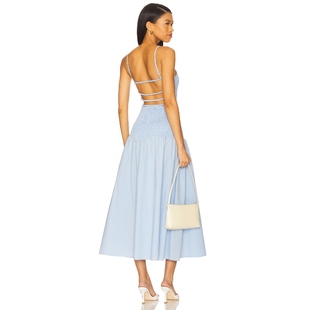 VIDA REVOLVE小众 新品 Blue Baby 长裙 Striped Solid 冬季