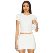 春季 思美登 新品 Steve Madden ROMEE上装 白色辣妹风REVOLVE新款