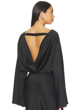 Lovers and Friends REINA 上装 黑色REVOLVE小众新款