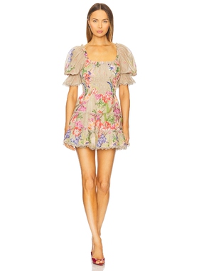 Charo Ruiz Ibiza GIULIA 连衣裙 米色REVOLVE小众新款