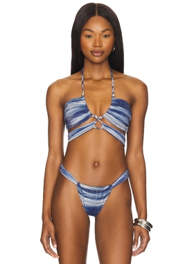 Vix Swimwear GI 比基尼文胸上装 蓝色REVOLVE小众新款