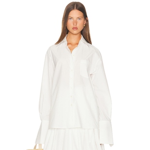 [冬季新品] Helsa [新品]衬衫老钱风高级感通勤廓形衬衣REVOLVE