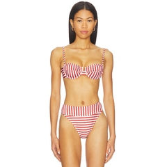 Bananhot Chess Bustier Bikini Top 奶油色 y2k辣妹风REVOLVE小