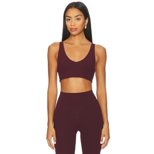 [春节穿搭]Splits59 SCOOP BACK轻量感运动内衣酒红色REVOLVE