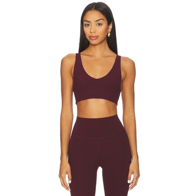 [春节穿搭]Splits59 SCOOP BACK轻量感运动内衣酒红色REVOLVE