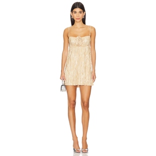 Mumu GNO 迷你 Show y2k辣妹风REVOLVE小众新款 Your 金属金色