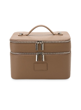 ETOILE COLLECTIVE DUO VANITY CASE 化妆包 棕色REVOLVE小众新款