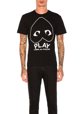 COMME des GARCONS PLAY EMBLEM CDG 川久保玲 夏季T恤REVOLVE