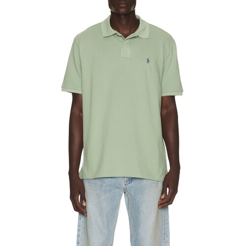 Polo Ralph Lauren浅绿上装翻领通勤风秋季新品短袖T恤REVOLVE