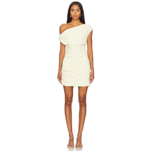 Paris Georgia REMMY MINI 裙子 黄色 y2k辣妹风REVOLVE小众新款