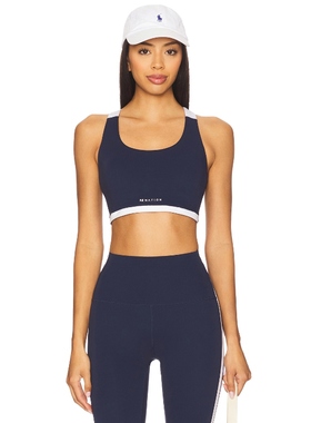 P.E Nation HIGHGATE 运动胸罩 藏青色REVOLVE小众新款