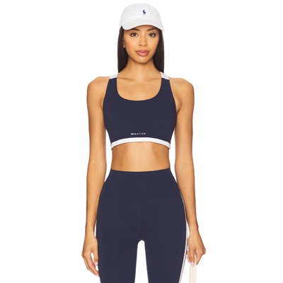 P.E Nation HIGHGATE 运动胸罩 藏青色REVOLVE小众新款