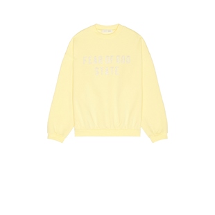 ESSENTIALS REVOLVE小众新款 柠檬色 God 运动衫 Fear