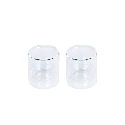 YIELD Double-wall Glass 6oz Set In Clearrevolve时尚小众新款