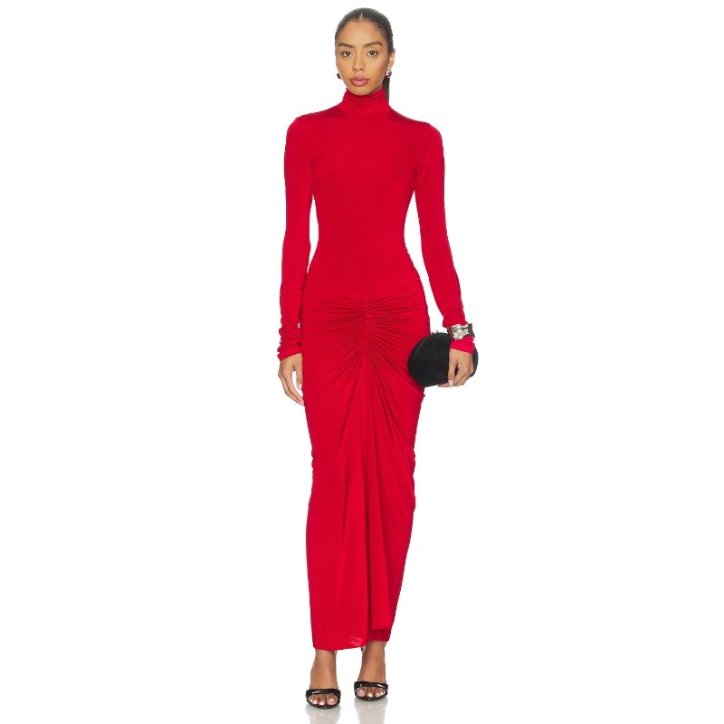 The Andamane WARWICK 长裙 红色REVOLVE小众新款