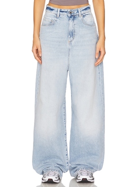 [冬季新品] Icon Denim 阔腿蓝色美式复古风REVOLVE小众新款