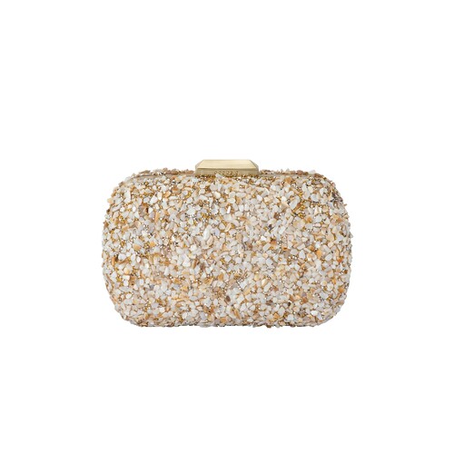 olga berg SAVANNAH 颗粒纹手拿包 26早秋新品 revolve小众新款