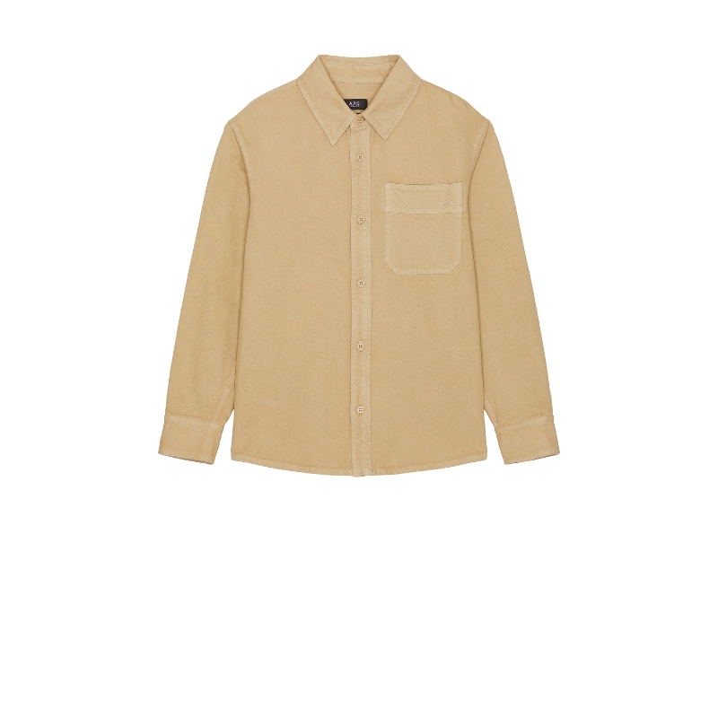 A.P.C. BASILE BRODEE POITRINE 罩衫式连衣裙 米色REVOLVE小众新