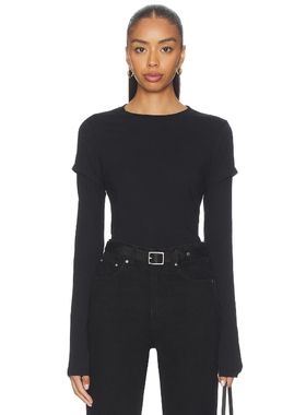 RE/DONE SLIM T恤 黑色 y2k辣妹风REVOLVE小众新款