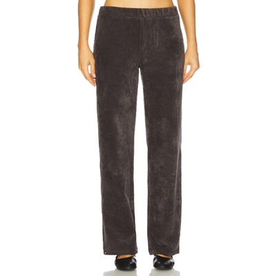 Barefoot Dreams Stretch Cord Wide Leg Pant 黑色 美式休闲风RE