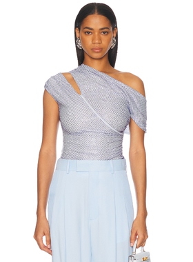 [冬季新品]self-portrait 上装 蓝色REVOLVE小众新款