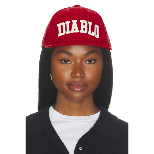 Willy Chavarria DIABLO  鸭舌帽  红色 秋冬新品REVOLVE