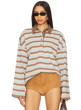 Lovers and Friends ROWAN 上装 Baby Blue,TanREVOLVE小众新款