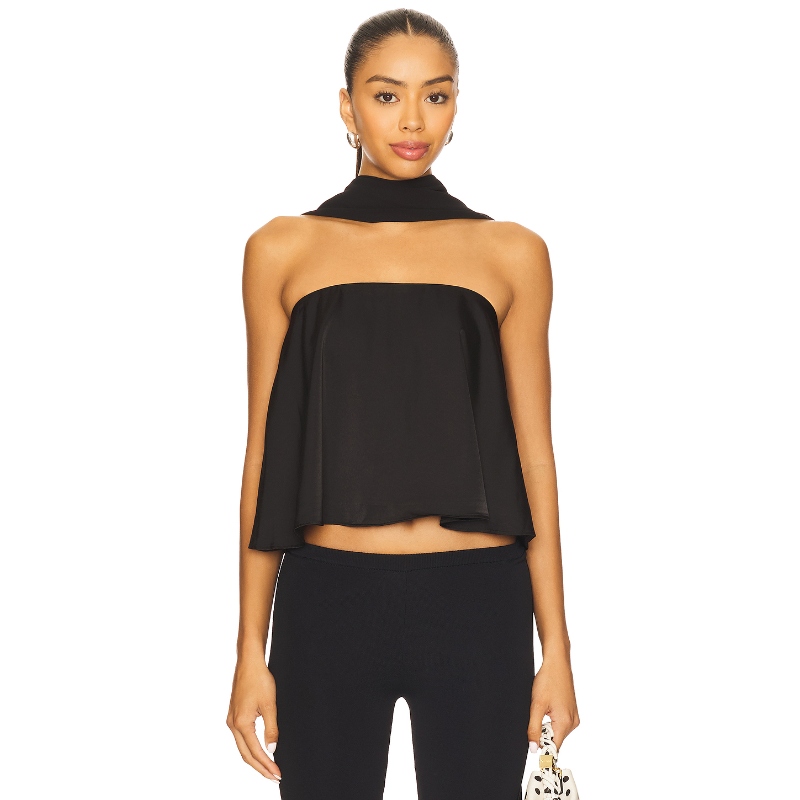 [冬季内搭]MORE TO COME CASSIDY露肩短款抹胸上衣辣妹风REVOLVE