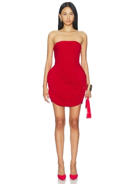 Magda Butrym 裙子 红色REVOLVE小众新款