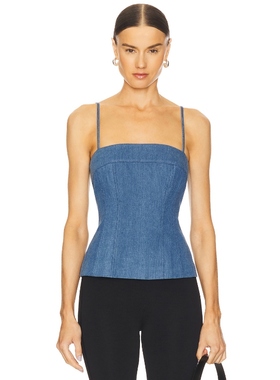 Lovers and Friends SIMONE 上装 蓝色 y2k辣妹风REVOLVE