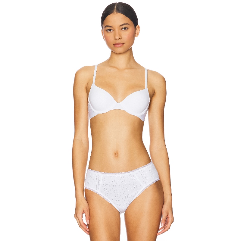 Wolford 沃尔福特 LIGHTLY LINED DEMI 胸罩 白色REVOLVE小众新款