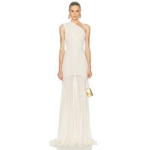 象牙白REVOLVE小众新款 Atlein 裙子