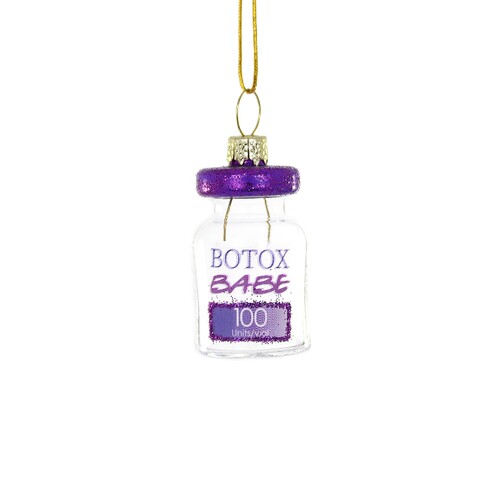 Cody Foster & Co BOTOX BABE CHAMPAGNE ORNAMENT 摆饰品  紫色