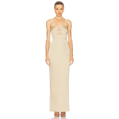 The New Arrivals by Ilkyaz Ozel NOA 长裙 象牙白 REVOLVE小众