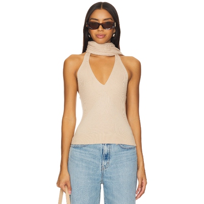 [春季新品]Lovers and Friends AUREL 上装米色辣妹风REVOLVE新款