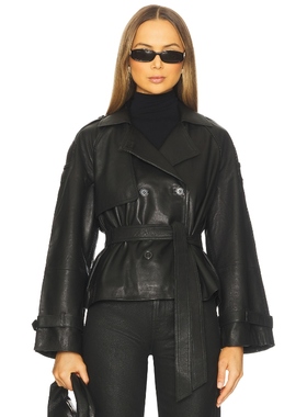 ALLSAINTS REED 夹克 黑色REVOLVE小众新款