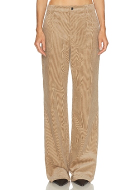 [冬季新品]SER.O.YA TERRI 长裤 棕黄色美式休闲风REVOLVE小众